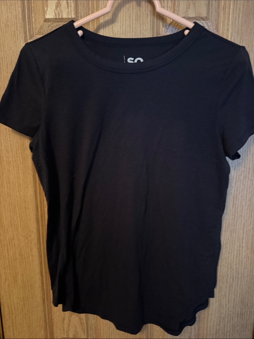 SO Black Short Sleeve Crewneck Tee